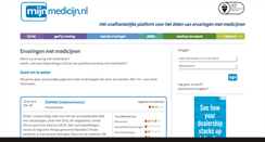 Desktop Screenshot of mijnmedicijn.nl