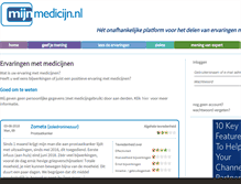 Tablet Screenshot of mijnmedicijn.nl